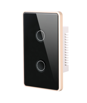 Concave Smart Touch Switch - Two Gang